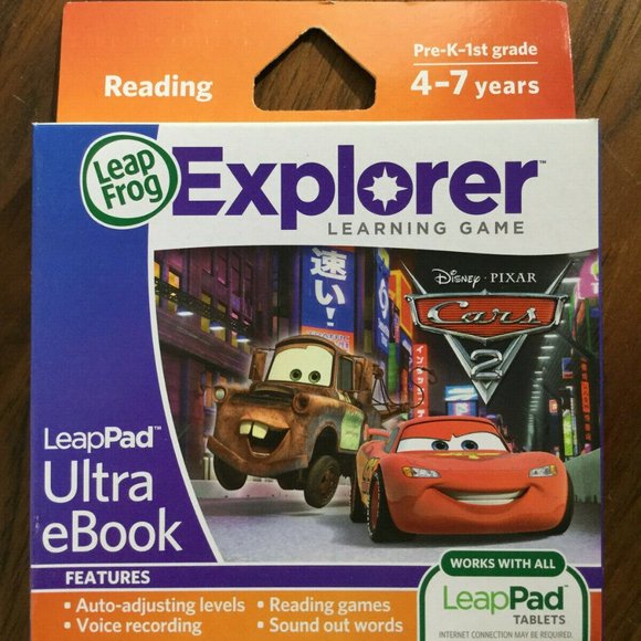 Leapfrog LeapPad Ultra eBook Cartrdge Disney Pixar Cars 2  Sealed NEW! - Picture 4 of 10